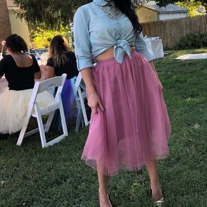 Tulle skirt